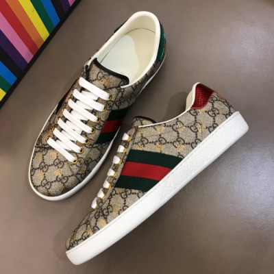 Gucci 2018 Ace Stud Leather Sneakers - 구찌 에이스 스터드 가죽 스니커즈 Guc0426x.Size(240 - 275)브라운