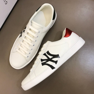 Gucci 2018 Mens Leather Sneakers - 구찌 남성 신상 가죽 스니커즈 Guc0430x.Size(240 - 275)화이트