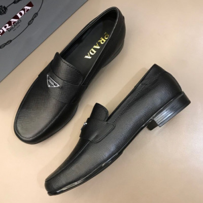 [매장판] Prada 2018 Mens Leather Loafer  - 프라다 남성 레더 로퍼 Pra0343x.Size(240 - 265)블랙