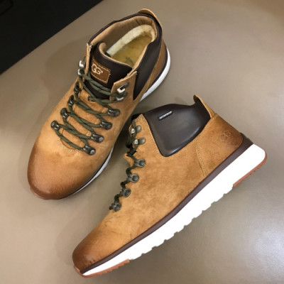 UGG 2018 Mens High-top Shoes - UGG 남성 하이탑 양털 슈즈 Ugg0056x.Size(245 - 270)브라운