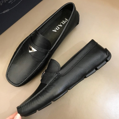 [매장판] Prada 2018 Mens Leather Loafer  - 프라다 남성 레더 로퍼 Pra0348x.Size(240 - 270)블랙