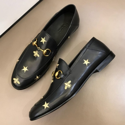 Gucci 2018 Patch Embroidery Leather Loafer  - 구찌 패치 자수 레더 로퍼 Guc0442x.Size (240 - 270)블랙