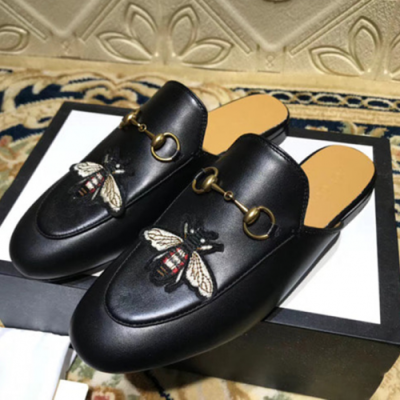 Gucci 2018 Honeybee Embroidery Bloafer - 구찌 벌자수 블로퍼 Guc0460x.Size(225 - 265)블랙