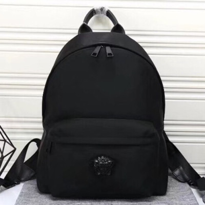 Versace Back Pack,38CM - 베르사체 남성용 백팩 ,VERB0010,38CM,블랙