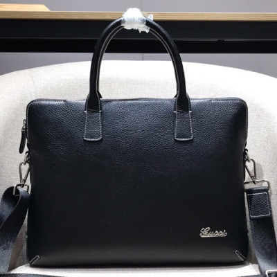 Gucci 2018 Leather Mens Business ,39CM - 구찌 2018 레더 남성용 서류가방,GUB0197 ,39cm,블랙