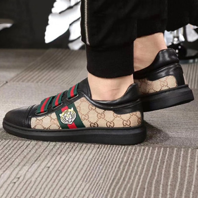 Gucci 2018 Mens Tiger Banding Sneakers - 구찌 타이거 밴딩 스니커즈 블랙 Guc0488x.Size(240 - 285)