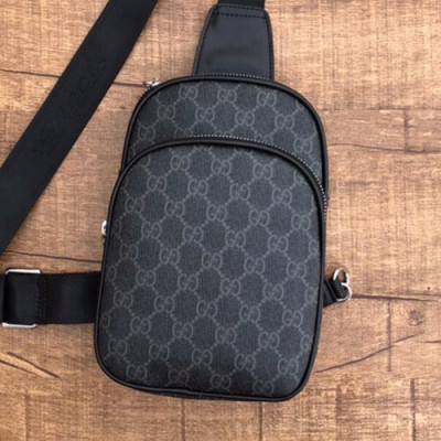 Gucci 2018 Hip Sack ,25CM - 구찌 2018 남성용 힙색 GUB0233 ,25cm,블랙