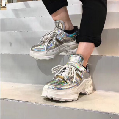 Maison Margiela 2018  Retro-fit Low-top Sneakers Silver - 메종 마르지엘라 레트로핏 로우탑 스니커즈 Mai003x.Size(225 - 250)실버