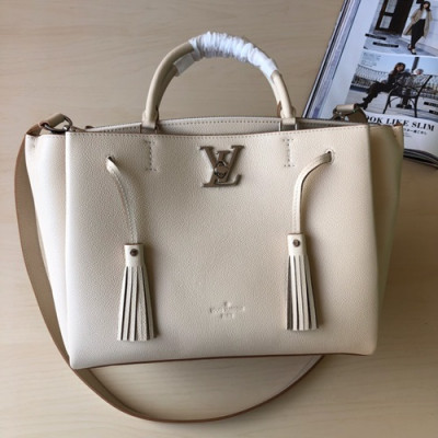 Louis Vuitton Lock Me 2 Tote Shoulder Bag,38cm - 루이비통 락미 2 토트 숄더백 M54569,LOUB0449,38cm,베이지