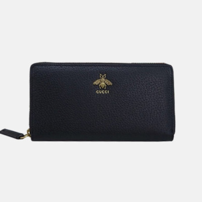 Gucci 2019 Animalier Leather Zippy Wallet 523667  - 구찌 애니멀리어 지피 가죽 지갑 523667 Guc0527.19CM