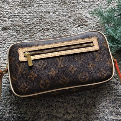 Louis Vuitton MonogramShoulder Bag,21cm - 루이비통 모노그램 숄더백 M51183,LOUB0604,21cm,브라운