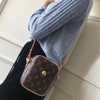 Louis Vuitton MonogramShoulder Bag,16cm - 루이비통 모노그램 숄더백 M40056,LOUB0611,16cm,브라운