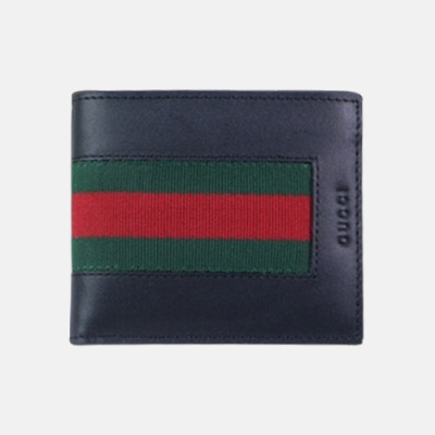 Gucci 2019 Mens Signature Web Detail Bifold Wallet 408827 - 구찌 시그니처 웹디테일 2단지갑 Guc0538x.11CM.블랙