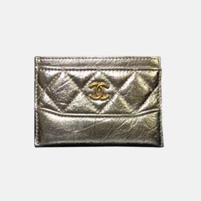 Chanel 2018 Ladies  Gabriel Card Purse - 샤넬 여성 신상 가브리엘 카드지갑 Cnl0109x.11CM.실버금장