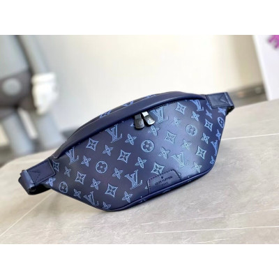 2023 Louis Vuitton Leather Hip Sack,34cm - 루이비통 레더 남여공용 힙색 M51420 ,LOUB0720,34cm,블루