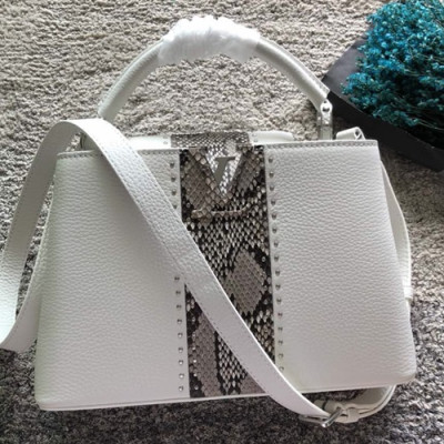 Louis Vuitton Capucines Shoulder Bag,27/31cm - 루이비통 카푸신 숄더백  M48865 ,LOUB0789 ,27/31cm,화이트