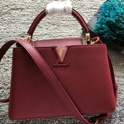 Louis Vuitton Capucines Tote Shoulder Bag,27/31/36cm - 루이비통 카푸신 토트 숄더백  M94517 ,LOUB0791 ,27/31/36cm,레드