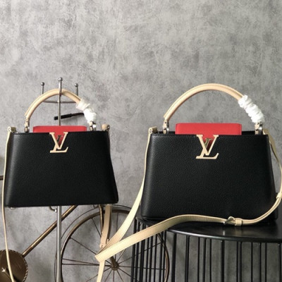 Louis Vuitton Capucines Tote Shoulder Bag,27/31cm - 루이비통 카푸신 토트 숄더백  M94517 ,LOUB0797 ,27/31cm,블랙