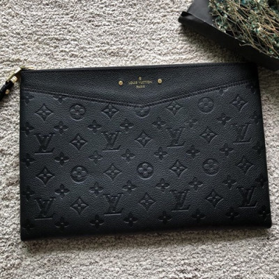 Louis Vuitton Daily Pouch MonogramClutch Bag,29.5cm- 루이비통 데일리 파우치 모노그램 클러치백,M62938,LOUB0831,29.5cm,블랙