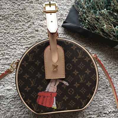 Louis Vuitton Petite Boite Chapeau Bag,17.5cm - 루이비통 쁘띠뜨 부아뜨 샤포 백,M43510,LOUB0838 ,17.5cm,브라운