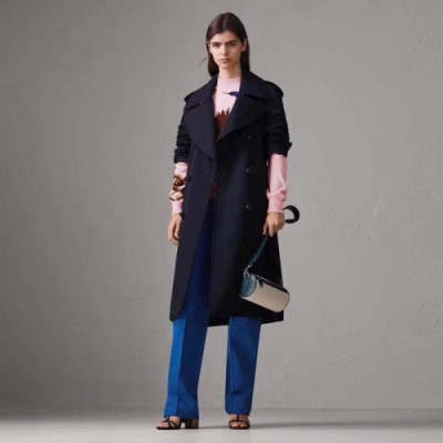 Burberry 2019 Ladies Trench Coat - 버버리 여성 트렌치 코트 Bur0382x.Size(s - xl).네이비