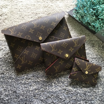 Louis Vuitton Pochette Kirigami Clutch Bag,23cm- 루이비통 포쉐트 키리가미 클러치백,M62034,LOUB0880,23cm,브라운