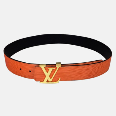 Louis vuitton 2019 Mens Epi Leather Belt - 루이비통 남성 에삐 레더 벨트 Lou0700x.Size(4.0cm).2컬러(오렌지금장/네이비은장)