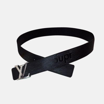 Louis vuitton 2019 Mens Supreme Epi Logo Leather Belt M0132 - 루이비통 남성 슈프림 에삐 로고 레더 벨트 Lou0710x.Size(4.0cm).3컬러(블랙은장/블랙금장/블랙검장)