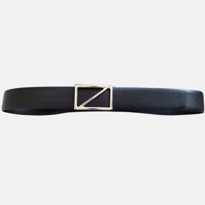 Eremengido Zena 2019 Mens Business Leather Belt - 제냐 2019 남성 비지니스 이태리 레더 벨트 Zeg0051x.Size(3.8cm).블랙은장