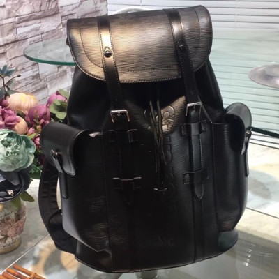 Louis Vuitton 2018 Epi Christopher Back Pack,47cm - 루이비통 2018 남성용 에삐 크리스토퍼 백팩,M41379,LOUB0993 ,47cm,블랙