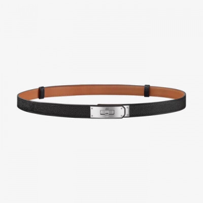 [매장판]Hermes 2019 Ladies Kelly Leather Constance Belt - 에르메스 여성 캘리 가죽 콘스탄스 벨트 Her0086x.Size(1.7cm).블랙은장