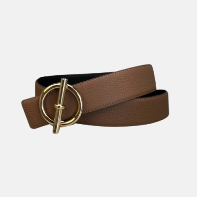 [매장판]Hermes 2019 Mens Classic Leather Constance Belt - 에르메스 남성 클랙식 가죽 콘스탄스 벨트 Her0092x.Size(3.8cm).브라운금장