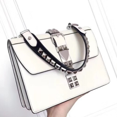 Prada Elektra Saffiano Shoulder Bag,26cm - 프라다 엘렉트라 사피아노 여성용 숄더백 ,1BA179-2,26cm ,화이트