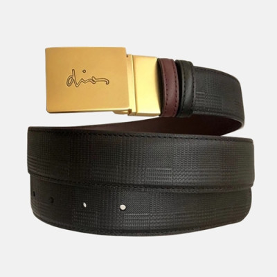 Dior 2019 Mens Classic Box Buckle Leather Belt - 디올 클랙식 박스 버클 레더 벨트 Dio0110x.Size(3.5CM).2컬러(골드/실버버클)