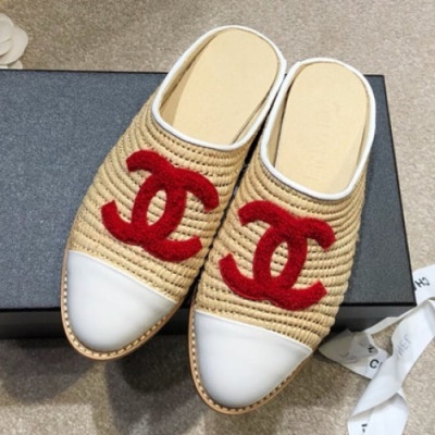 Chanel  2019 Ladies CC Logo Handicraft Sandals - 샤넬 2019 여성 신상 CC 로고 핸디크래프트 샌들 Cnl0162x.Size(225 - 250).2컬러(블랙/레드)