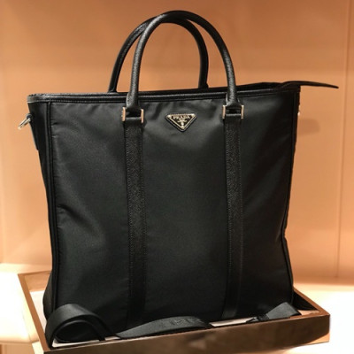 Prada 2018 Nylon Mens Business Bag ,36CM - 프라다 2018 나일론 남성용 서류가방 2VG034,36CM,블랙