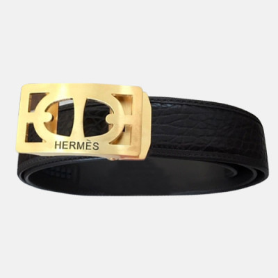 Hermes 2019 Mens Licol Leather Constance Belt - 에르메스 남성 리콜 가죽 콘스탄스 벨트 Her0101x.Size(3.5cm).블랙금장