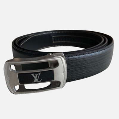 Louis vuitton 2019 Mens Box Initial Logo Leather Belt - 루이비통 남성 박스 이니셜 로고 자동 버클 레더 벨트 Lou0740x.Size(3.5cm).2컬러(블랙은장/브라운금장)