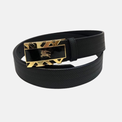 [매장판]Burberry 2019 Mens Box Logo Leather Belt - 버버리 남성 박스 로고 레더 벨트 Bur0407x.Size(3.5CM).블랙