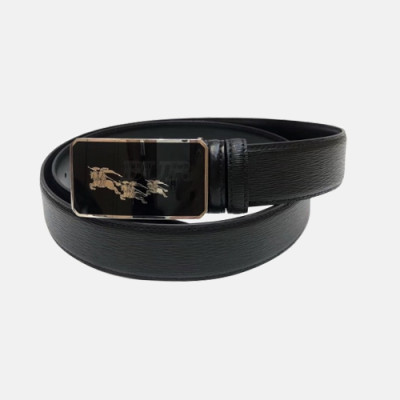 [매장판]Burberry 2019 Mens Box Logo Leather Belt - 버버리 남성 박스 로고 레더 벨트 Bur0409x.Size(3.5CM).블랙