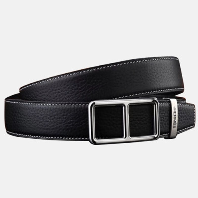 Hermes 2019 Mens Licol Leather Constance Belt - 에르메스 남성 리콜 가죽 콘스탄스 벨트 Her0103x.Size(3.5cm).2컬러(블랙은장/블랙금장)