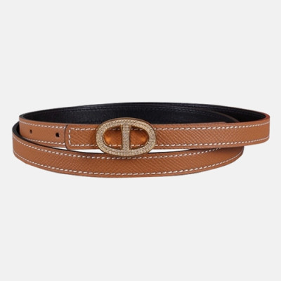 Hermes 2019 Ladies Swarovski Crystal Leather Constance Belt - 에르메스 여성 스와로브스키 크리스탈 가죽 콘스탄스 벨트 Her0106x.Size(2.0cm).브라운