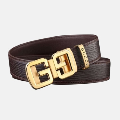 Gucci 2019 Mens Business Leather Belt - 구찌 남성 비지니스 자동 버클 레더 벨트 Guc0725x.Size(3.5cm).2컬러(블랙은장/브라운금장)