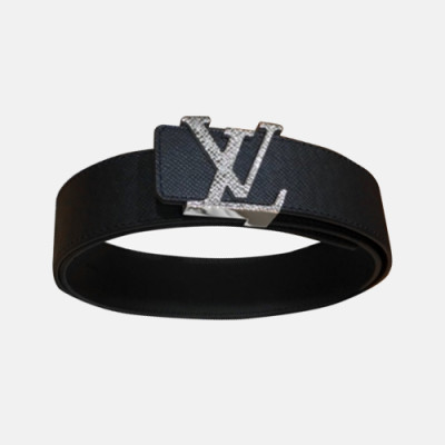 Louis vuitton 2019 Mens Initial Logo Buckle Business Leather Belt - 루이비통 남성 신상 이니셜 로고 버클 비지니스 레더 벨트 Lou0756x.Size(4.0cm).2컬러(블랙은장/네이비은장)