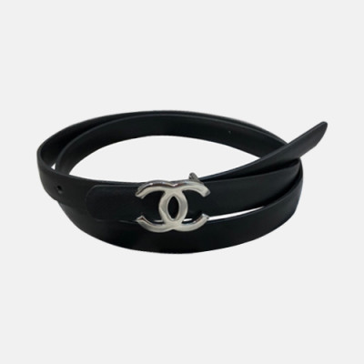 Chanel 2019 Ladies Classic CC Buckle Leather Belt - 샤넬 여성 클랙식 CC 버클 레더 벨트 Cnl0182x.Size(2.5cm).블랙은장