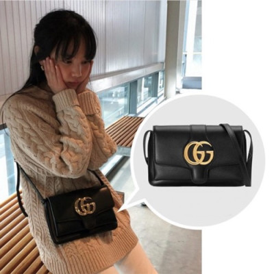 Gucci 2019 Arli  Shoulder Bag,25CM - 구찌 2019 알리 숄더백 550129,GUB0312,25CM,블랙 - 윤승아