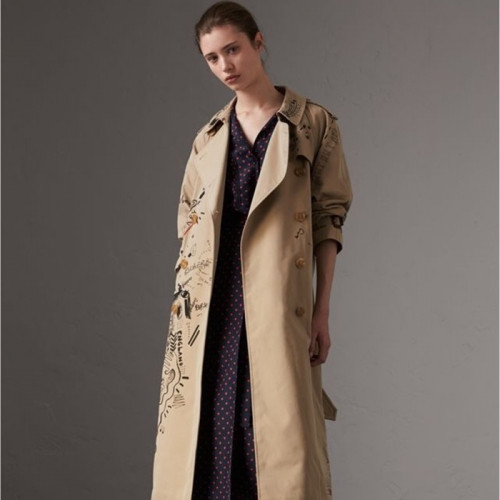 Burberry 2018 Ladies Trench Coat - 버버리 여성 트렌치 코트 Bur0437x.Size(s - xl).베이지
