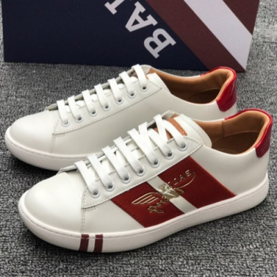 Bally 2018 Mens Leather Sneakers - 발리 신상 남성 레더 스니커즈 Bly0052x.Size(245- 265).2컬러(블랙/레드)