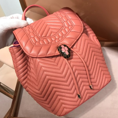 Bvlgari Serpenti Forever Back Pack,24CM - 불가리 세르펜티 포에버 백팩,BVLB0093,24cm,핑크