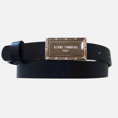 Louis vuitton 2019 Ladies Box Logo Buckle Leather Belt - 루이비통 여성 신상 박스 로고 버클 레더 벨트 Lou0798x.Size(2.0cm).블랙은장